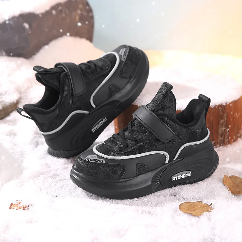 ATONGMU Slip Resistant Cushioning Rebound Waterproof Thermal Kids Lifestyle Shoes Kids'-16