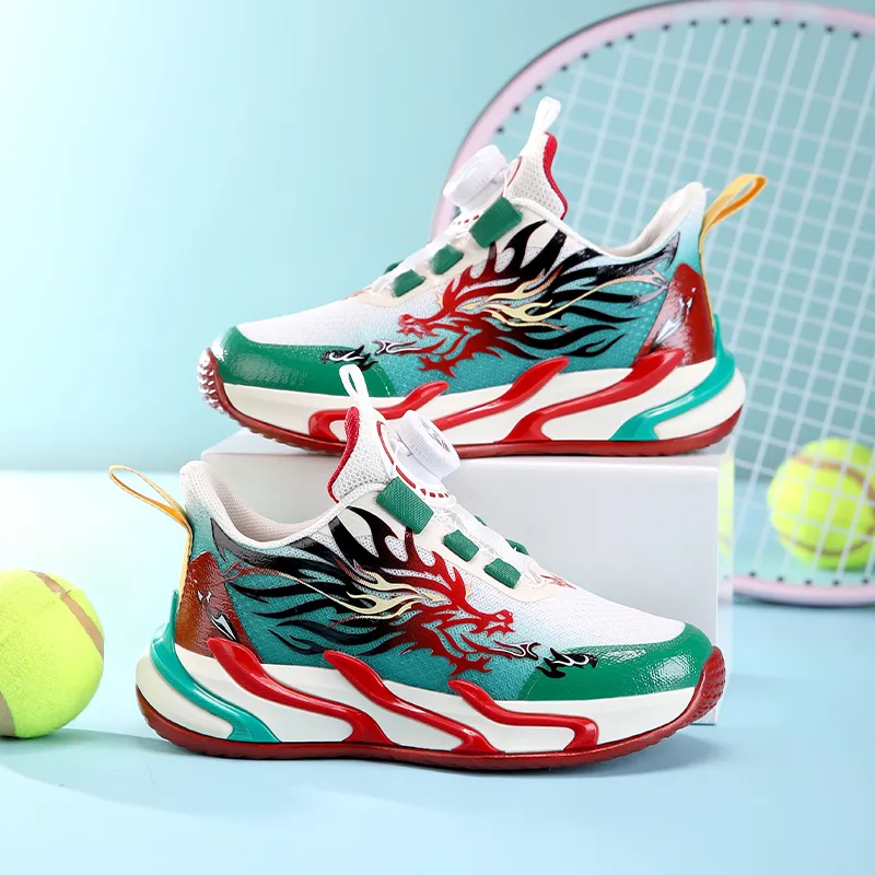 ATONGMU Breathable Lightweight Cushioning Low Top Kids Lifestyle Shoes Kids'-13