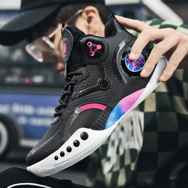 ATONGMU Slip Resistant, Abrasion Resistant, Waterproof, Cushioning Children's Basketball Shoes Kids'-9