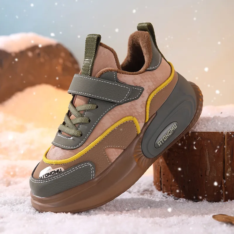 ATONGMU Slip Resistant Cushioning Rebound Waterproof Thermal Kids Lifestyle Shoes Kids'-8