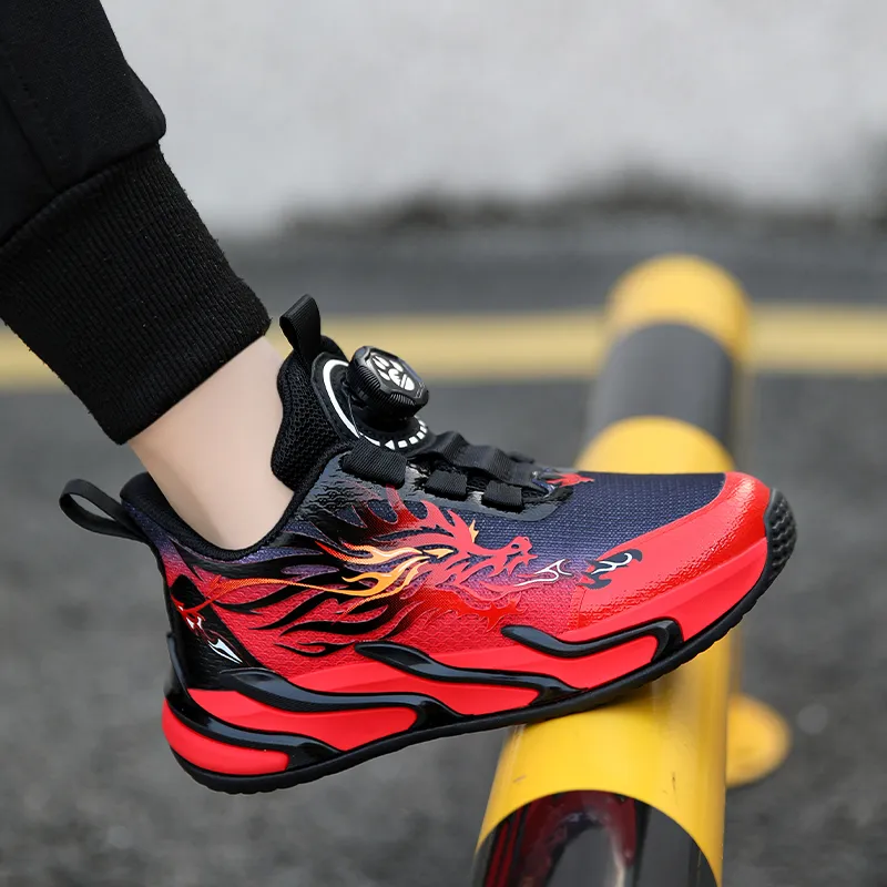 ATONGMU Breathable Lightweight Cushioning Low Top Kids Lifestyle Shoes Kids'-5