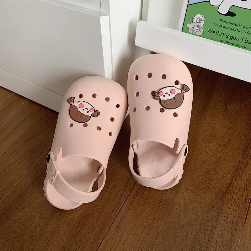 Thin Strips Slippers Unisex, White-7