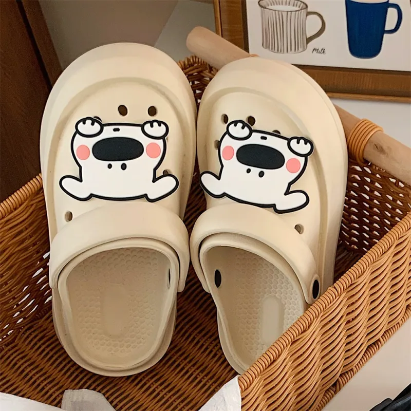 Thin Strips Slippers Women's, White-8