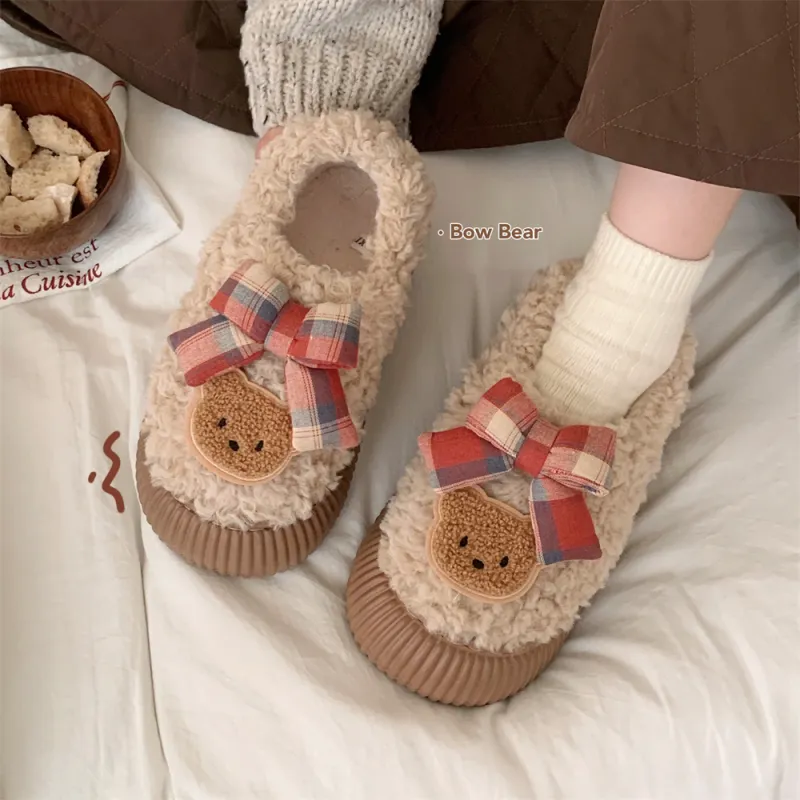 Thin Strips Home Slippers Women's, White-10