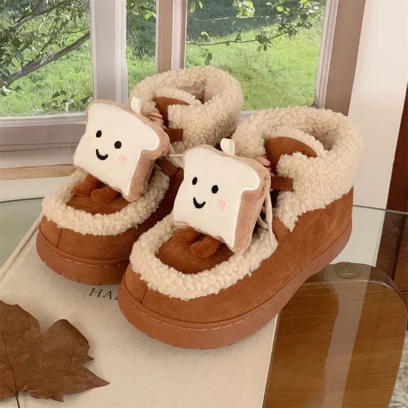 Thin Strips Cotton Slippers Women's Black-7