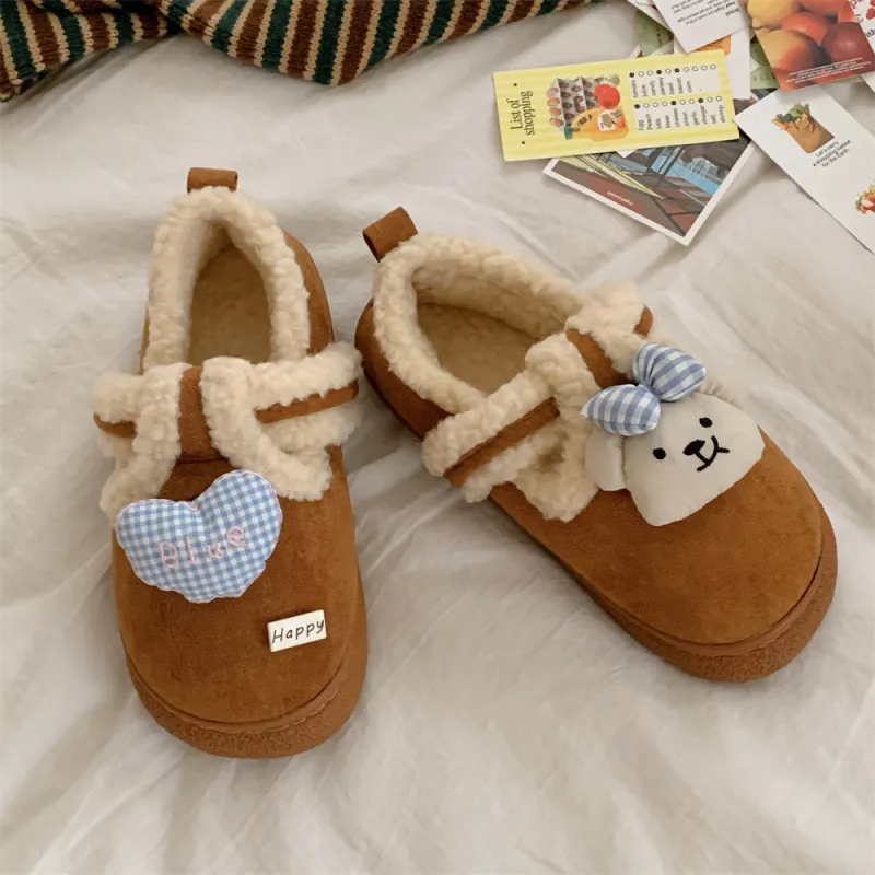 Thin Strips Cotton Slippers Women's, Light Brown-17