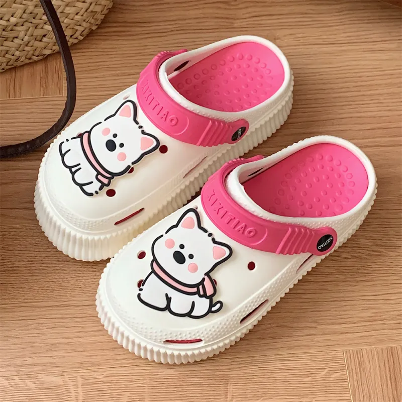 Thin Strips Slippers Women's, White+Egg Yolk-32