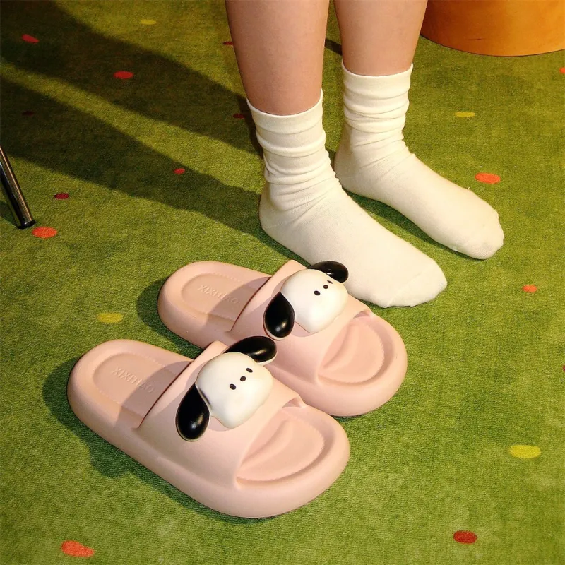 Thin Strips Sandal Slippers Unisex White-8
