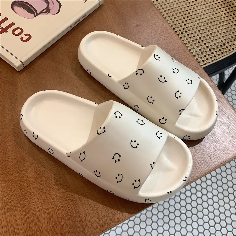 Thin Strips Slippers Unisex, Ecru-2
