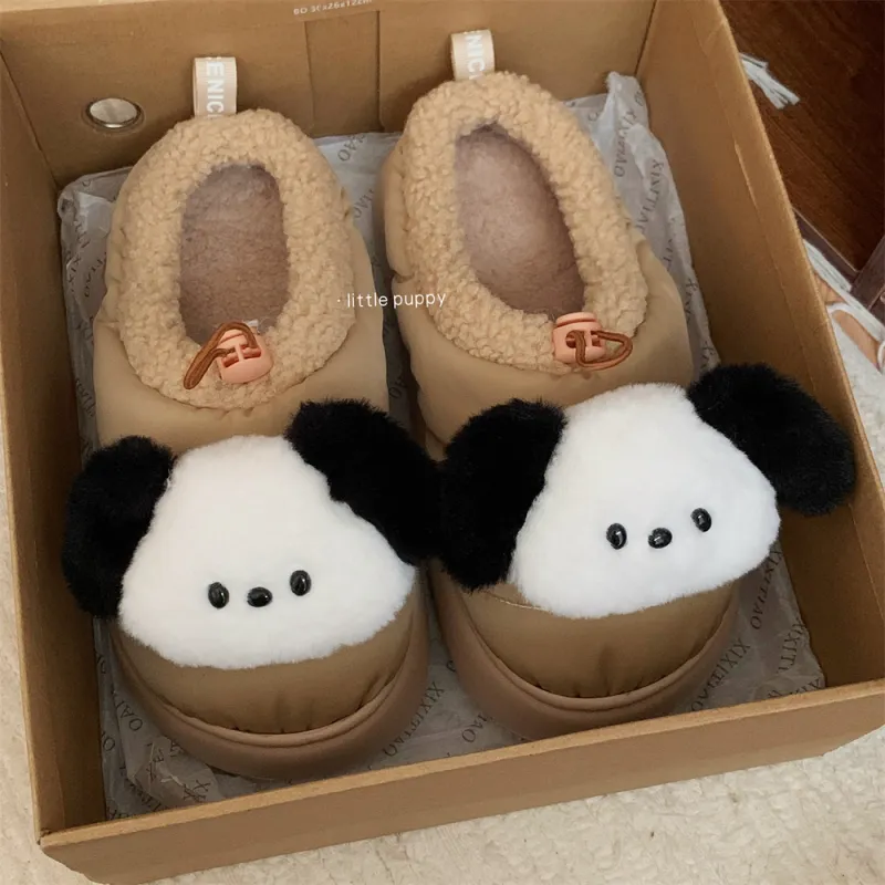 Thin Strips Cotton Slippers Unisex, Milk Coffee-3