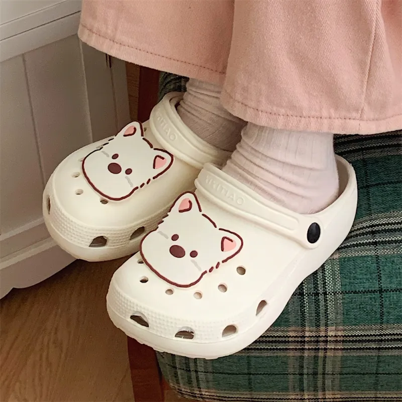 Thin Strips Slippers Unisex, Cream White-2