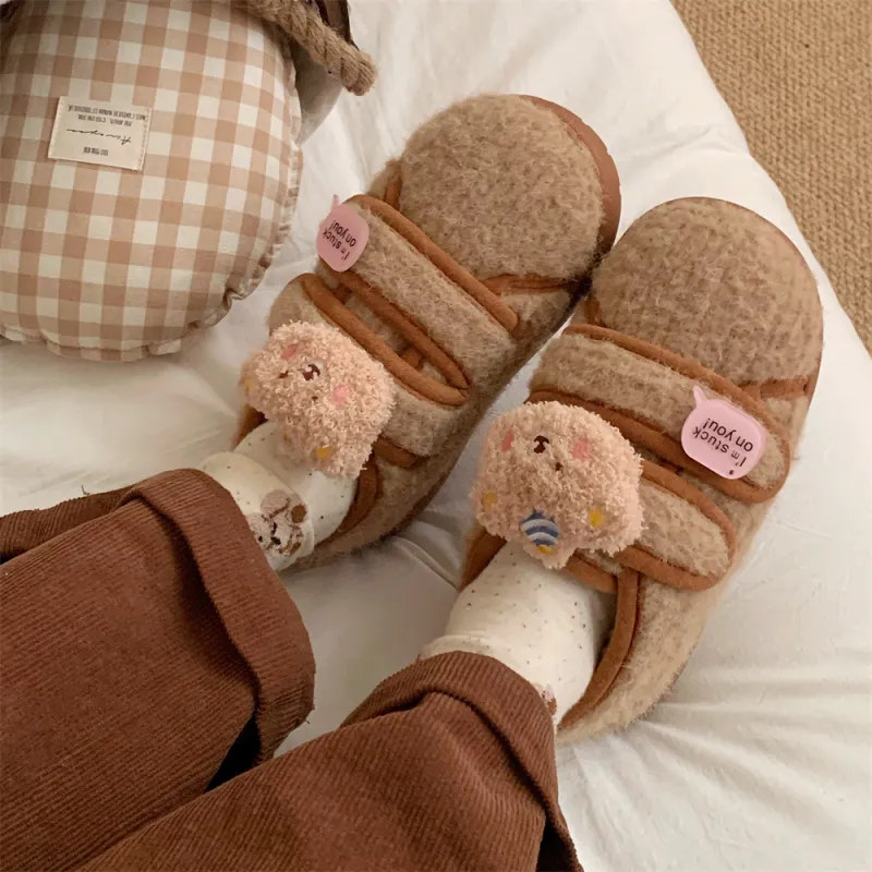 Thin Strips Home Slippers Women's-13
