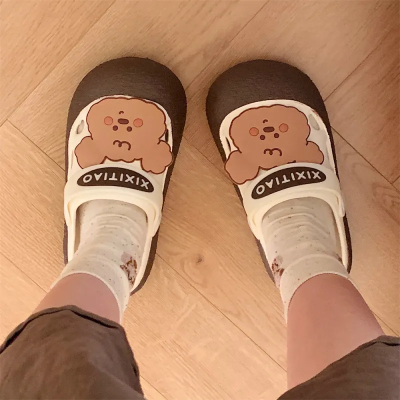 Thin Strips Home Slippers Women's-18