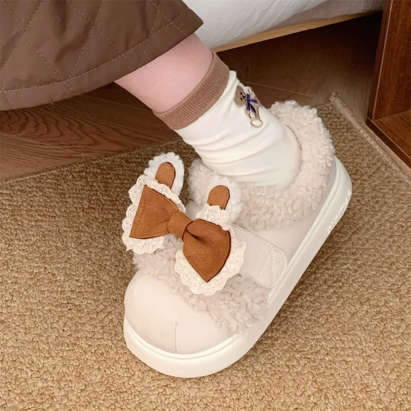 Thin Strips Cotton Slippers Women's Khaki-8
