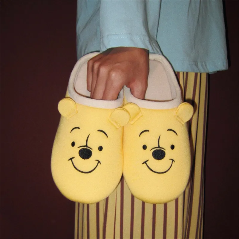 Thin Strips Home Slippers Yellow-5