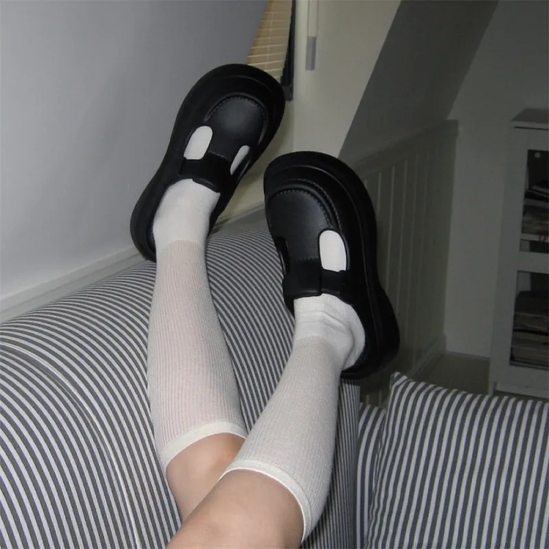 Thin Strips Slippers Women's Ecru-14