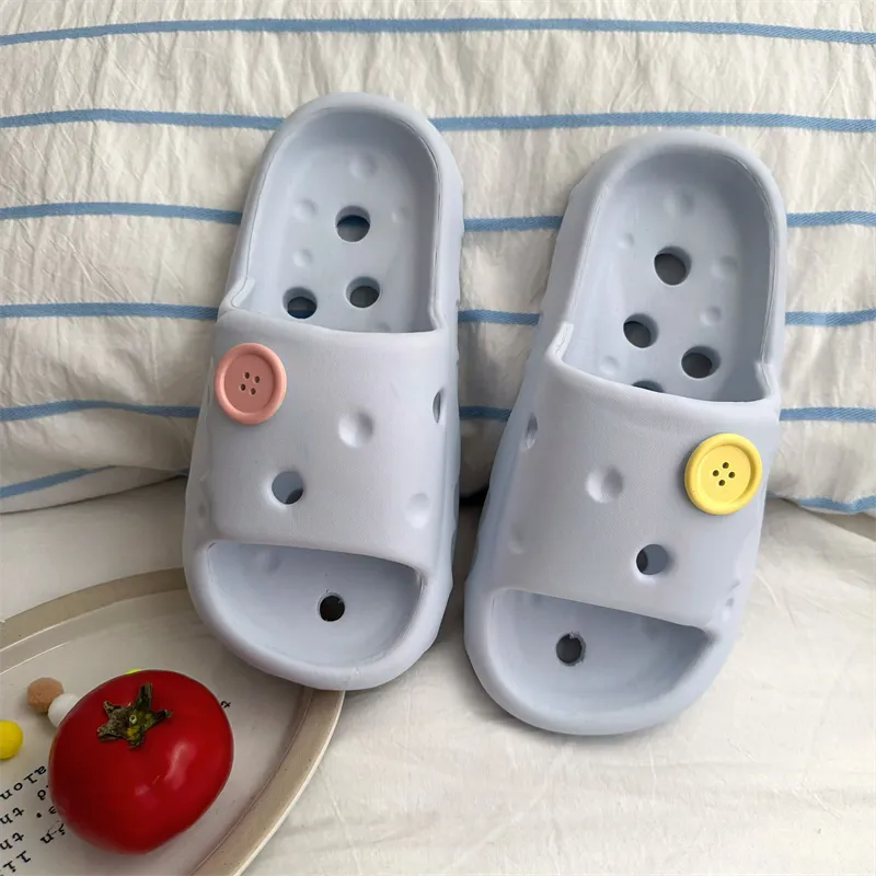 Thin Strips Sandal Slippers Unisex, Light Yellow-26