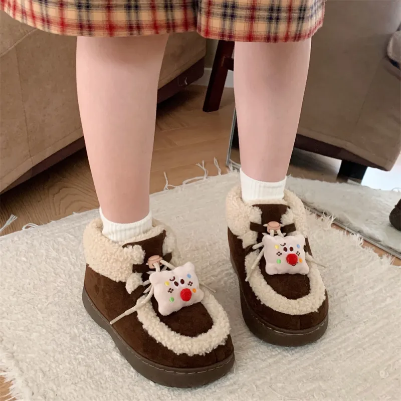 Thin Strips Cotton Slippers Women's, Black-11