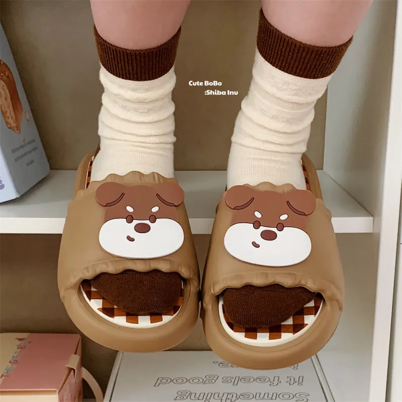 Thin Strips Sandal Slippers Women's Cream White-10