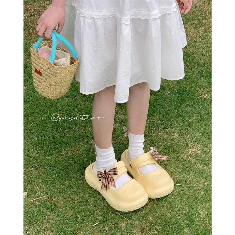 Thin Strips Slippers Women's, Ivory-9