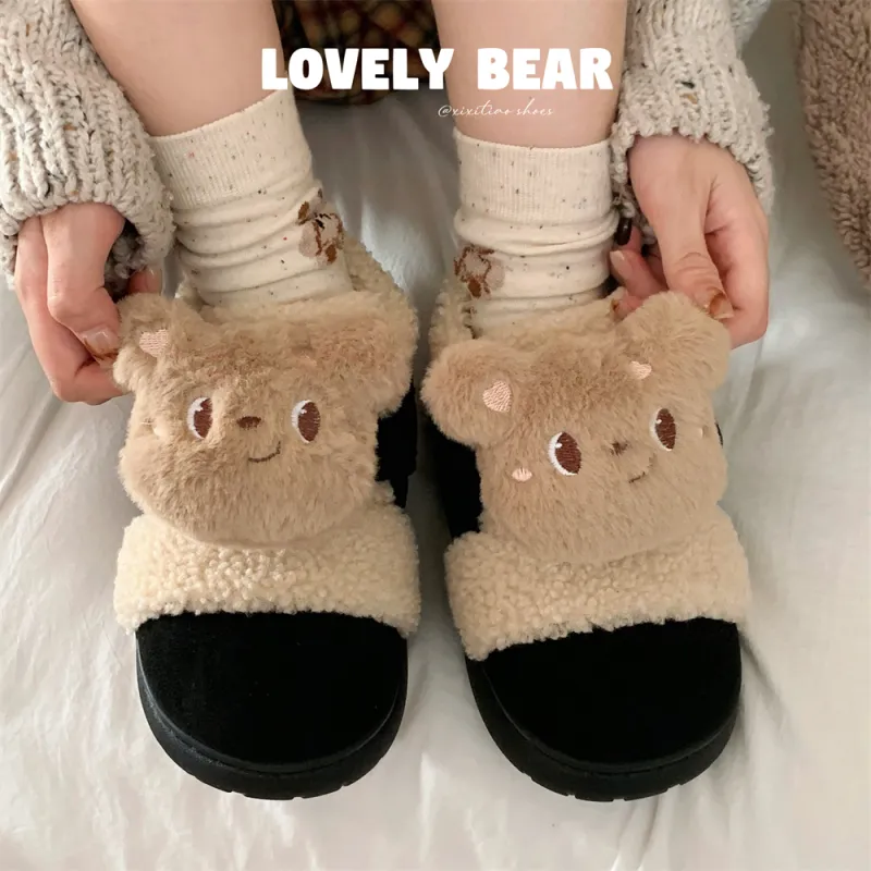 Thin Strips Cotton Slippers Women's, Light Brown-12