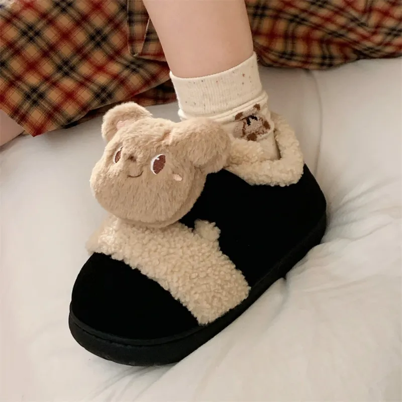 Thin Strips Cotton Slippers Women's, Light Brown-13