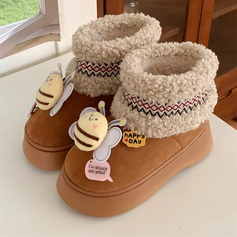 Thin Strips Cotton Slippers Women's-9