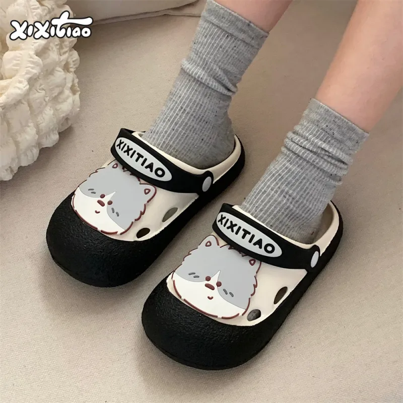 Thin Strips Home Slippers Women's-1