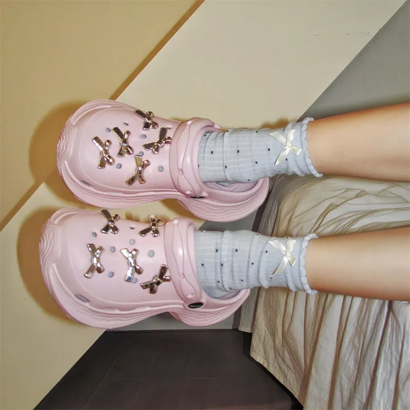 Thin Strips Slippers Women's, Blue-9
