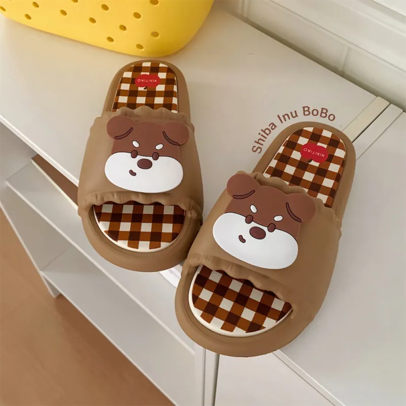 Thin Strips Sandal Slippers Women's Cream White-9