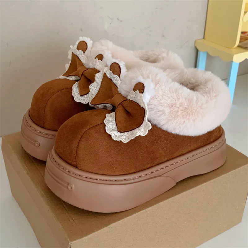 Thin Strips Slippers Women's, Brown-5