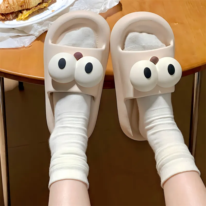Thin Strips Slippers Unisex, Distant Sky Blue-12