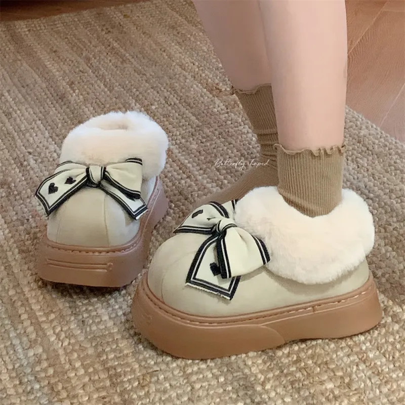 Thin Strips Cotton Slippers Women's, Brown-16