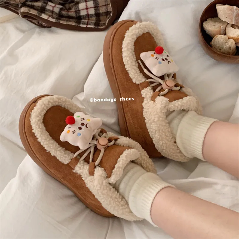 Thin Strips Cotton Slippers Women's, Black-7