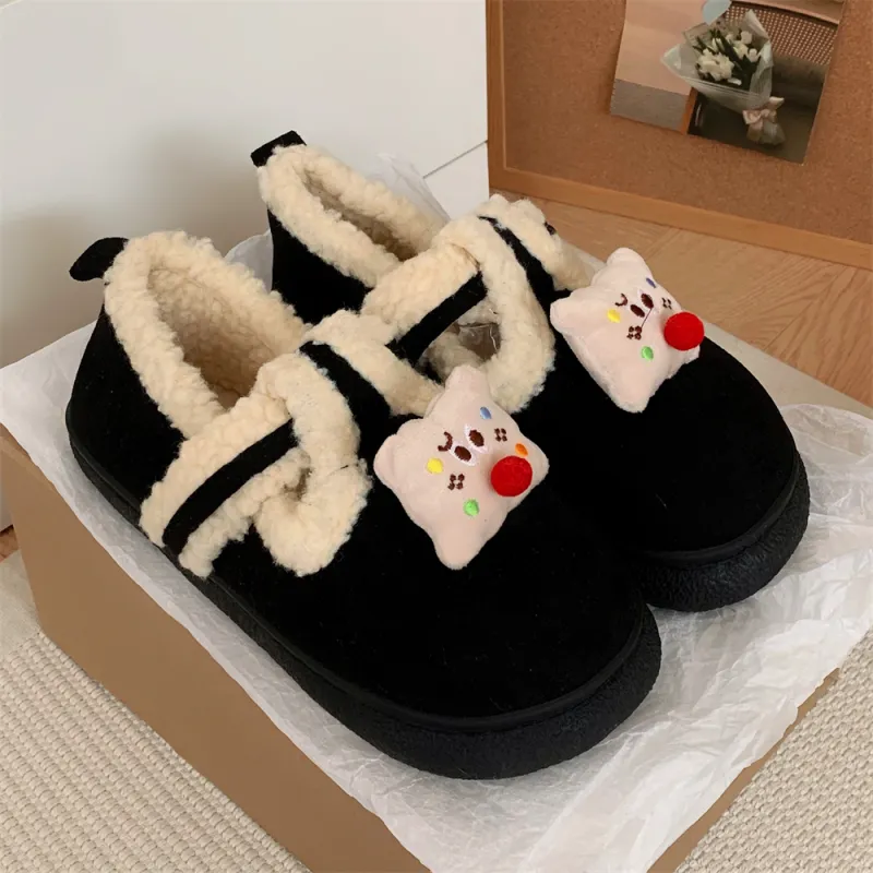 Thin Strips Cotton Slippers Women's, Light Brown-14