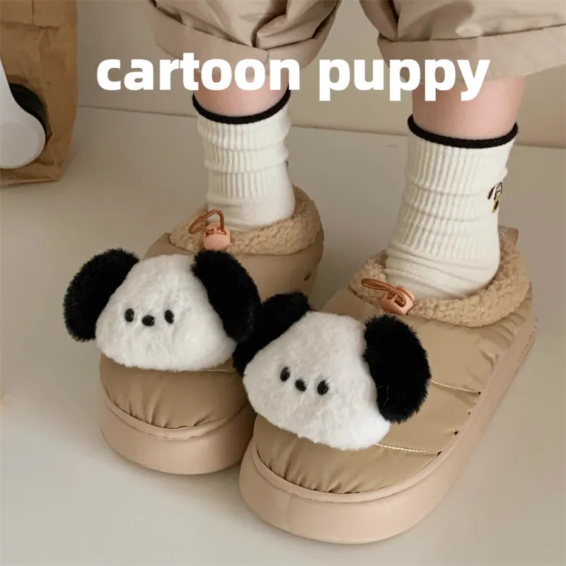 Thin Strips Cotton Slippers Unisex, Milk Coffee-5