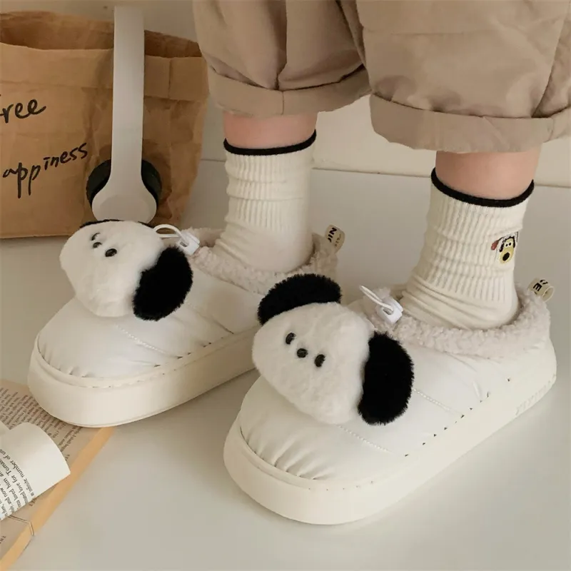 Thin Strips Cotton Slippers Unisex, Milk Coffee-11