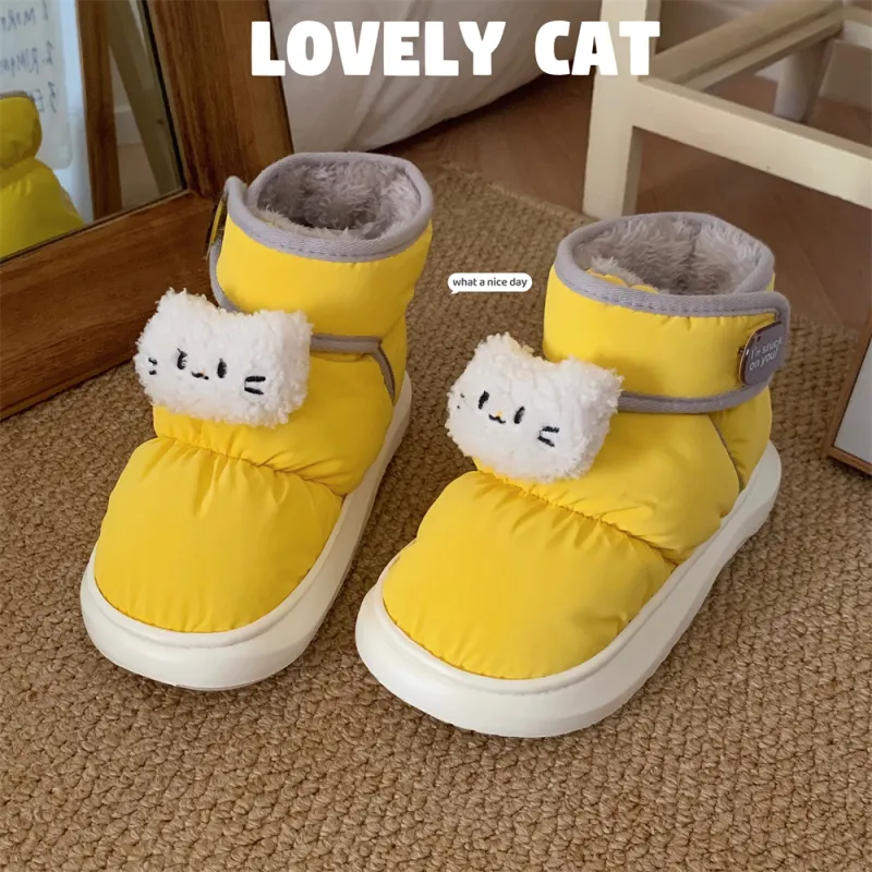 Thin Strips Cotton Slippers Unisex, White-16