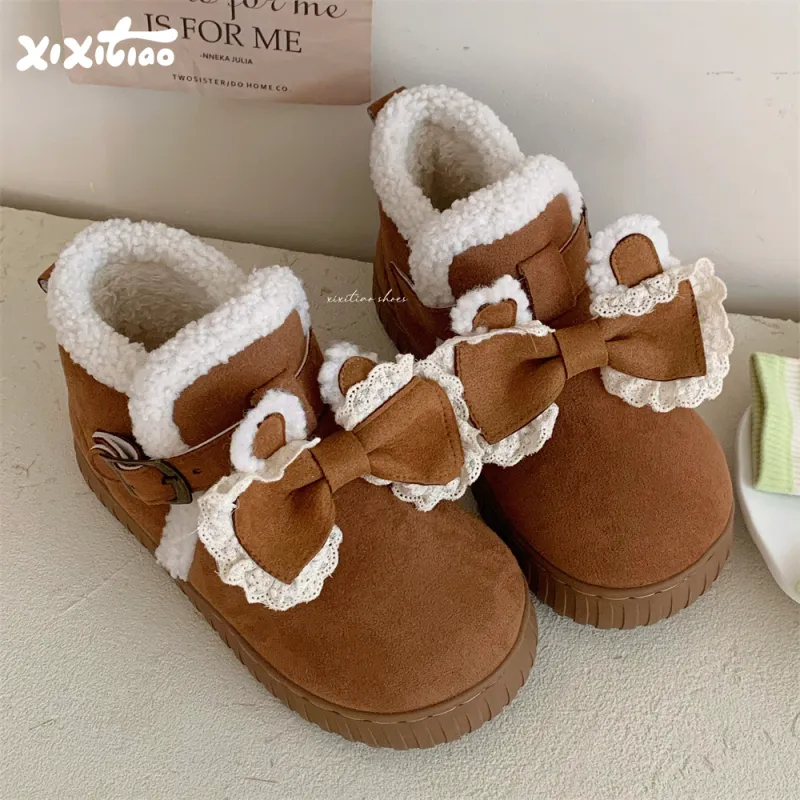 Thin Strips Cotton Slippers Women's, White-13