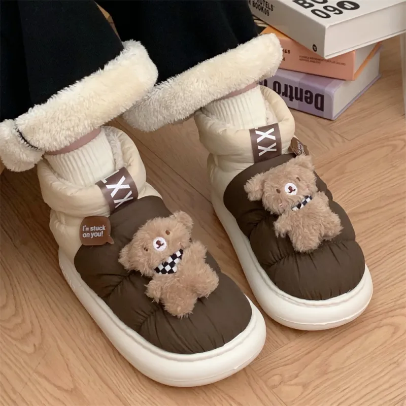 Thin Strips Cotton Slippers Unisex, Orange-14