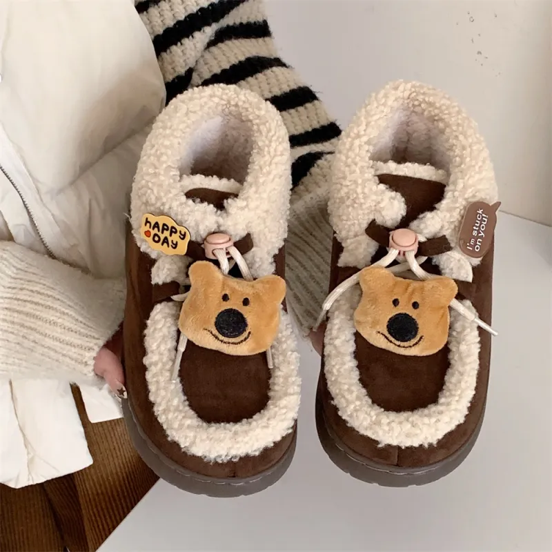 Thin Strips Cotton Slippers Women's, Light Brown-9