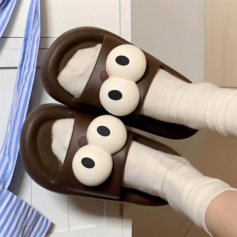 Thin Strips Slippers Unisex, Distant Sky Blue-29