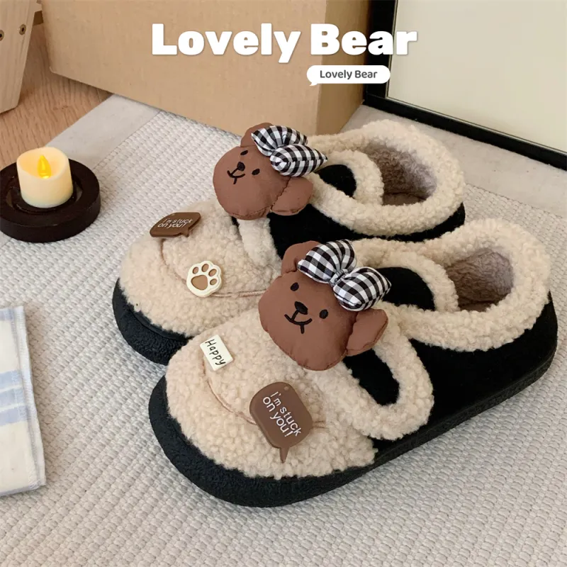 Thin Strips Cotton Slippers Women's, Light Brown-13