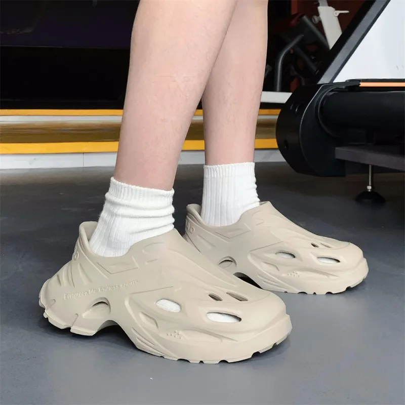 Thin Strips Slippers Unisex, Desert Brown-2