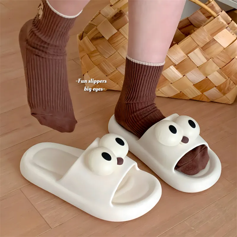 Thin Strips Slippers Unisex, Distant Sky Blue-7