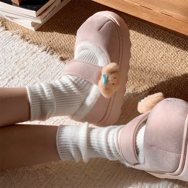 Thin Strips Cotton Slippers Women's, Light Khaki-9