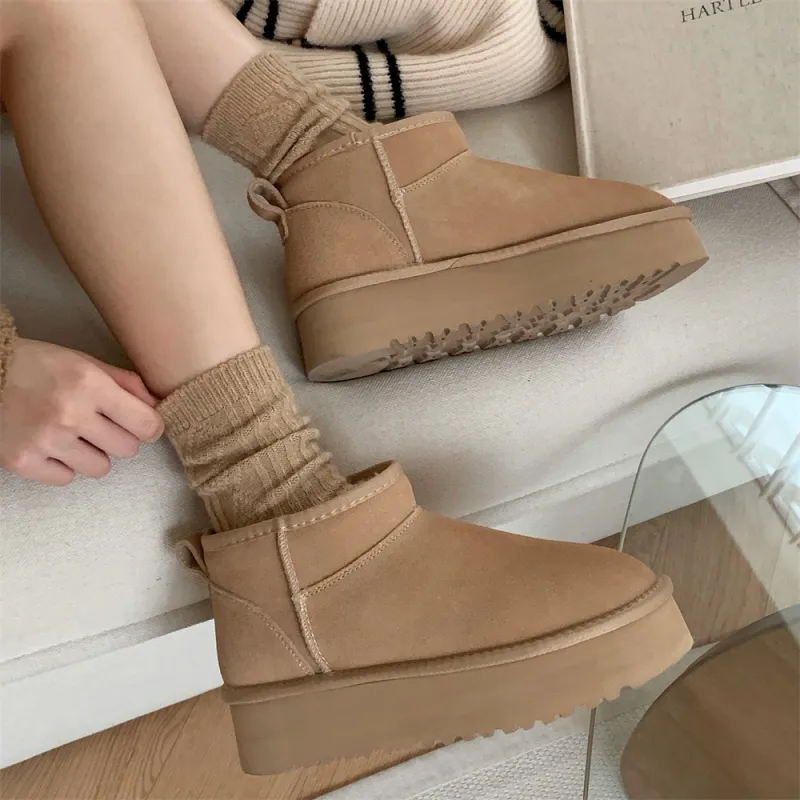 Thin Strips Cotton Slippers, Home Slippers Chestnut-11