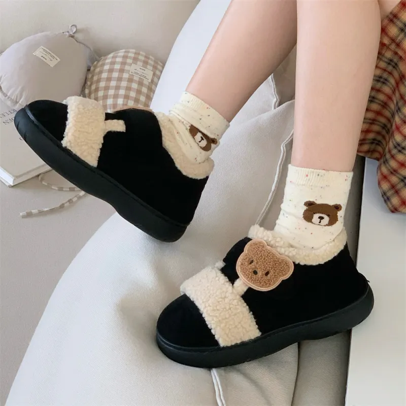 Thin Strips Cotton Slippers Women's, Light Brown-17