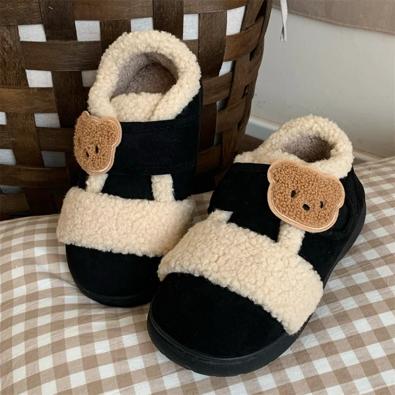 Thin Strips Cotton Slippers Women's, Light Brown-16
