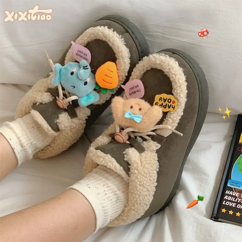 Thin Strips Cotton Slippers Women's Jasper-1